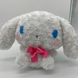 Cinnamoroll Rose Boa Big 2022 Plushie Soft Fluffy White Pink 11in Sanrio Furyu